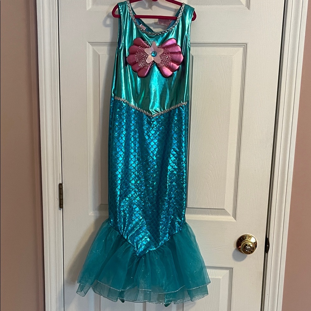 Sparkling Mermaid Costume for Kids - Teal and Pink